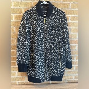 Sam Edelman Leopard Print wool blend jacket